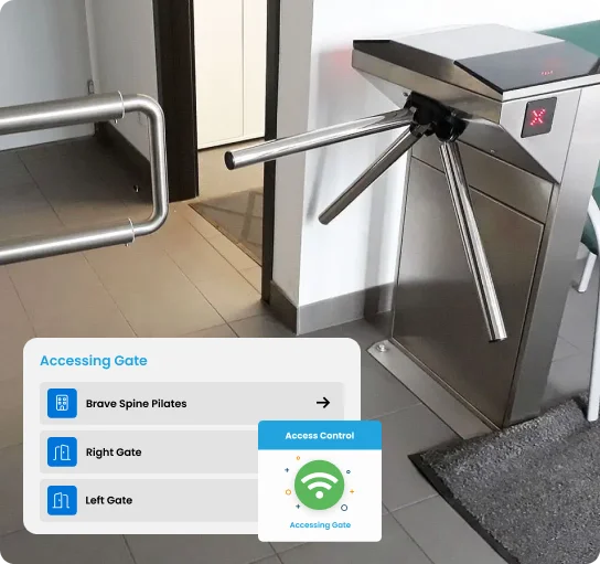 24/7 advanced access control system for your pilates studio