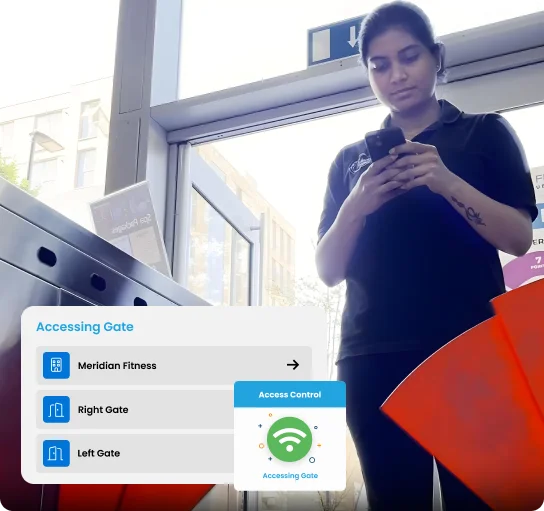 Enhanced security with fitness studio access control software