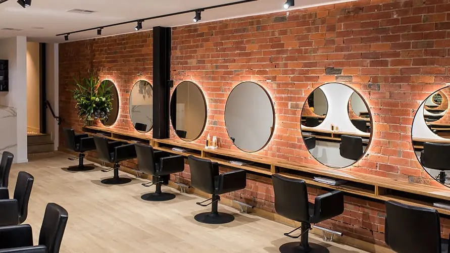 Industrial salon design