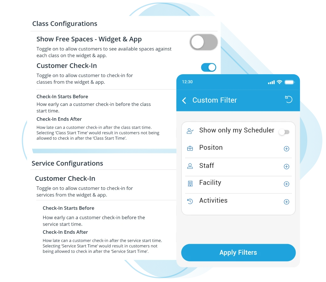 Scheduling software for easy configuration & customization